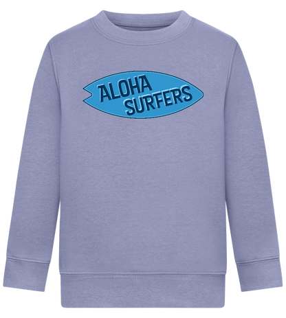 Aloha Surfers Design - Comfort Kids Sweater_BLUE_front