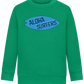 Aloha Surfers Design - Comfort Kids Sweater_MEADOW GREEN_front