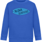 Aloha Surfers Design - Comfort Kids Sweater_ROYAL_front