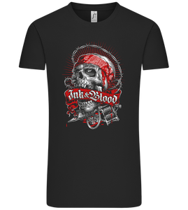 Ink And Blood Skull Design - Comfort Unisex T-Shirt