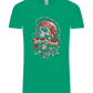 Ink And Blood Skull Design - Comfort Unisex T-Shirt_SPRING GREEN_front