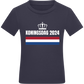 Kingsday Flag Design - Comfort kids fitted t-shirt_FRENCH NAVY_front