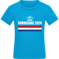 Kingsday Flag Design - Comfort kids fitted t-shirt_TURQUOISE_front