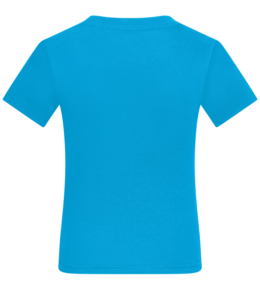 Kingsday Flag Design - Comfort kids fitted t-shirt_TURQUOISE_back