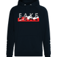 Fake Real Design - Comfort unisex hoodie_BLACK_front