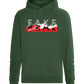 Fake Real Design - Comfort unisex hoodie_GREEN BOTTLE_front