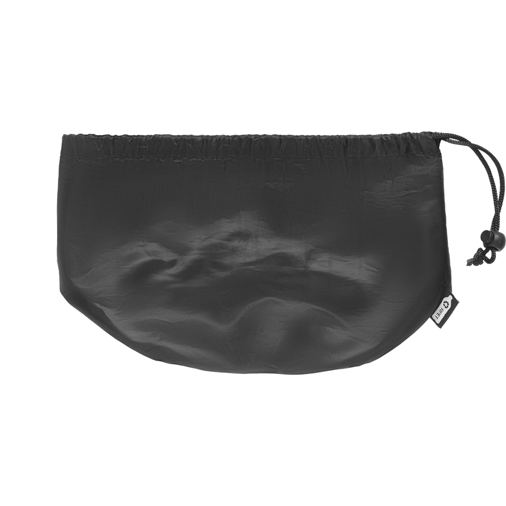 Travel Pillow with Drawstring Bag_STONE GREY_front
