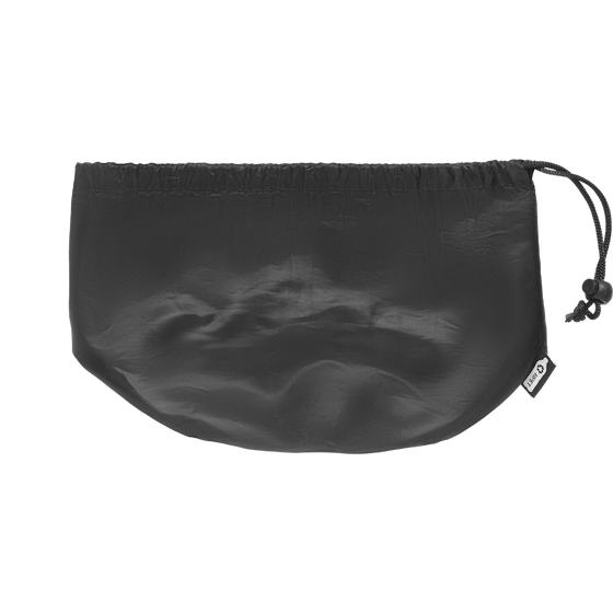 Travel Pillow with Drawstring Bag_STONE GREY_front