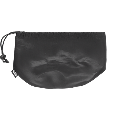Travel Pillow with Drawstring Bag_STONE GREY_back