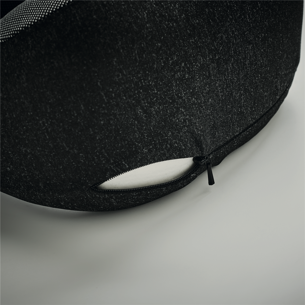 Travel Pillow with Drawstring Bag_STONE GREY_DETAILEDIMAGE_front_11