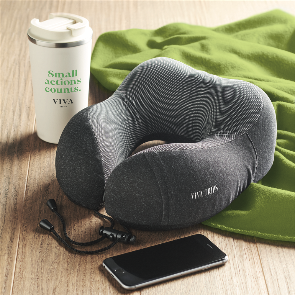 Travel Pillow with Drawstring Bag_STONE GREY_DETAILEDIMAGE_front_9
