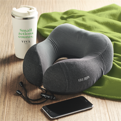 Travel Pillow with Drawstring Bag_STONE GREY_DETAILEDIMAGE_front_9