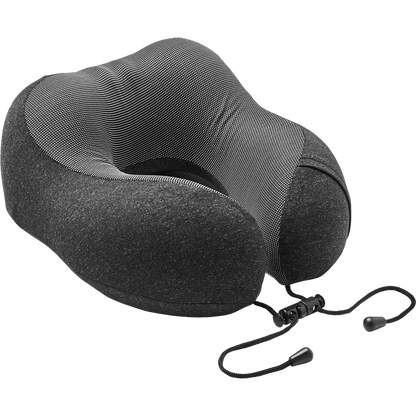 Travel Pillow with Drawstring Bag_STONE GREY_DETAILEDIMAGE_front_6