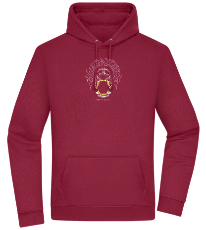 Hungry Dogs Design - Premium Essential Unisex Hoodie_BORDEAUX_front