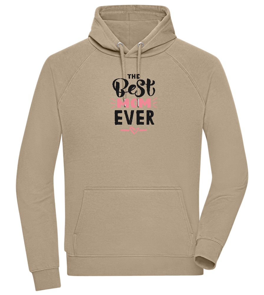 The Best Mom Ever Design - Comfort unisex hoodie_KHAKI_front