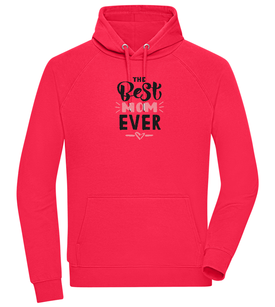The Best Mom Ever Design - Comfort unisex hoodie_RED_front
