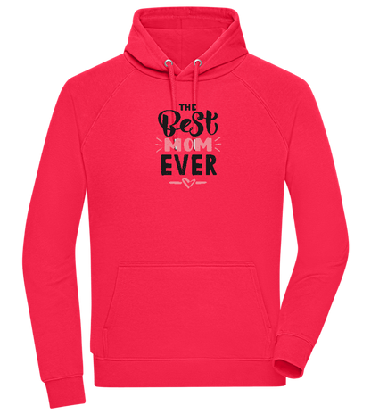 The Best Mom Ever Design - Comfort unisex hoodie_RED_front