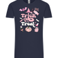 Pink Trick or Treat Design - Comfort Unisex T-Shirt_FRENCH NAVY_front