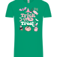 Pink Trick or Treat Design - Comfort Unisex T-Shirt_SPRING GREEN_front