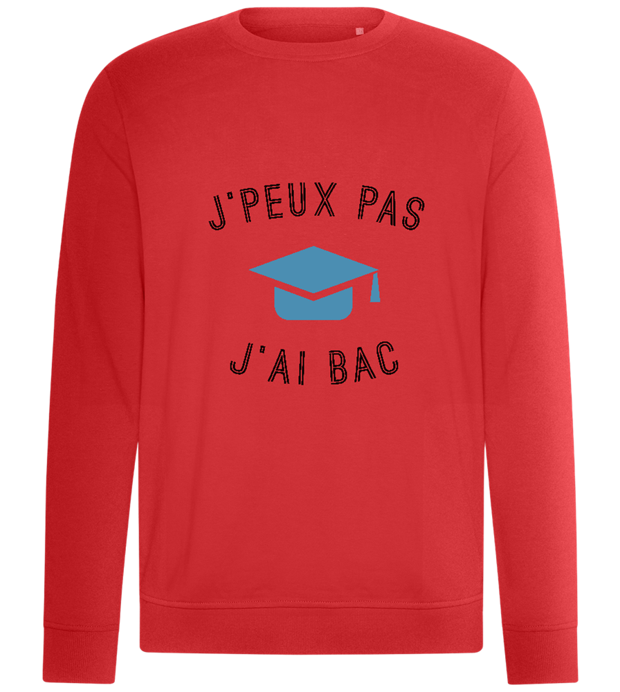 J'peux Pas J'ai Bac Design - Comfort unisex sweater_RED_front