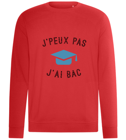 J'peux Pas J'ai Bac Design - Comfort unisex sweater_RED_front