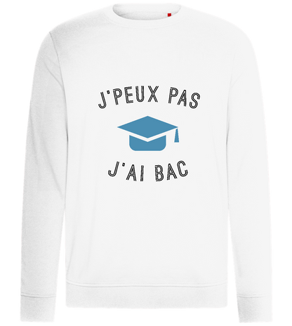 J'peux Pas J'ai Bac Design - Comfort unisex sweater_WHITE_front