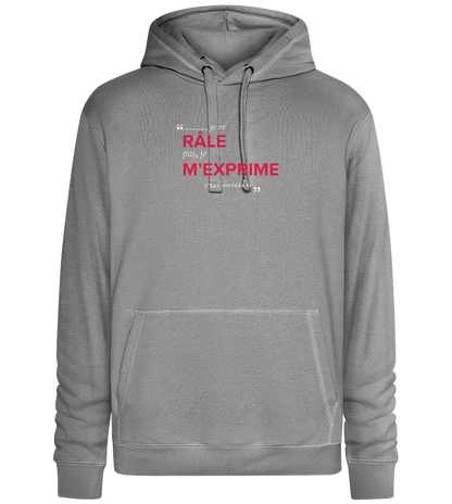 Express Yourself Design - Premium unisex hoodie_ORION GREY II_front