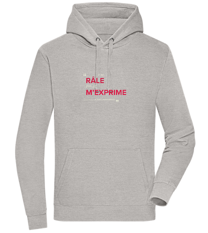 Express Yourself Design - Premium unisex hoodie_ORION GREY II_front