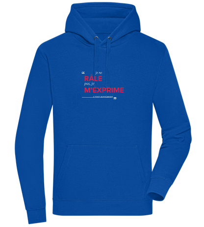 Express Yourself Design - Premium unisex hoodie_ROYAL_front