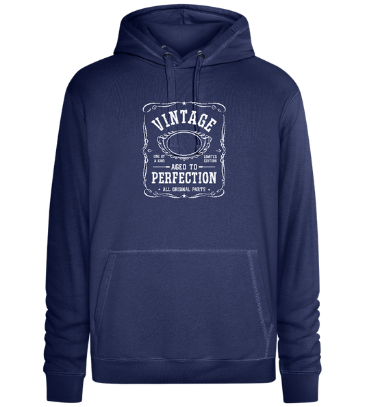 Aged to Perfection Design - Premium unisex hoodie_DENIM CHINA_front