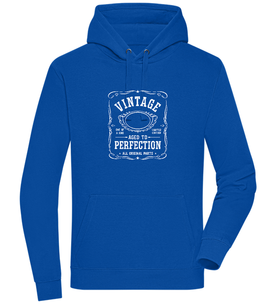 Aged to Perfection Design - Premium unisex hoodie_ROYAL_front