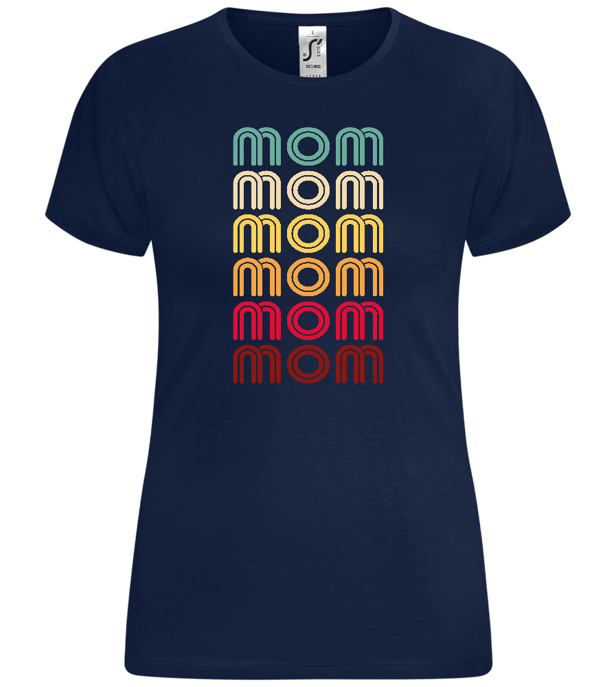 Mom Gradient Design - Comfort women's t-shirt_MARINE_front