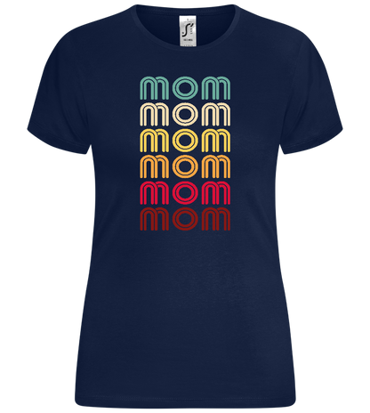 Mom Gradient Design - Comfort women's t-shirt_MARINE_front