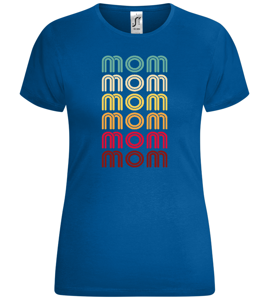 Mom Gradient Design - Comfort women's t-shirt_ROYAL_front