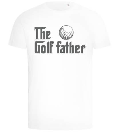 The Golfing Father Design - Comfort men's t-shirt_WHITE_front