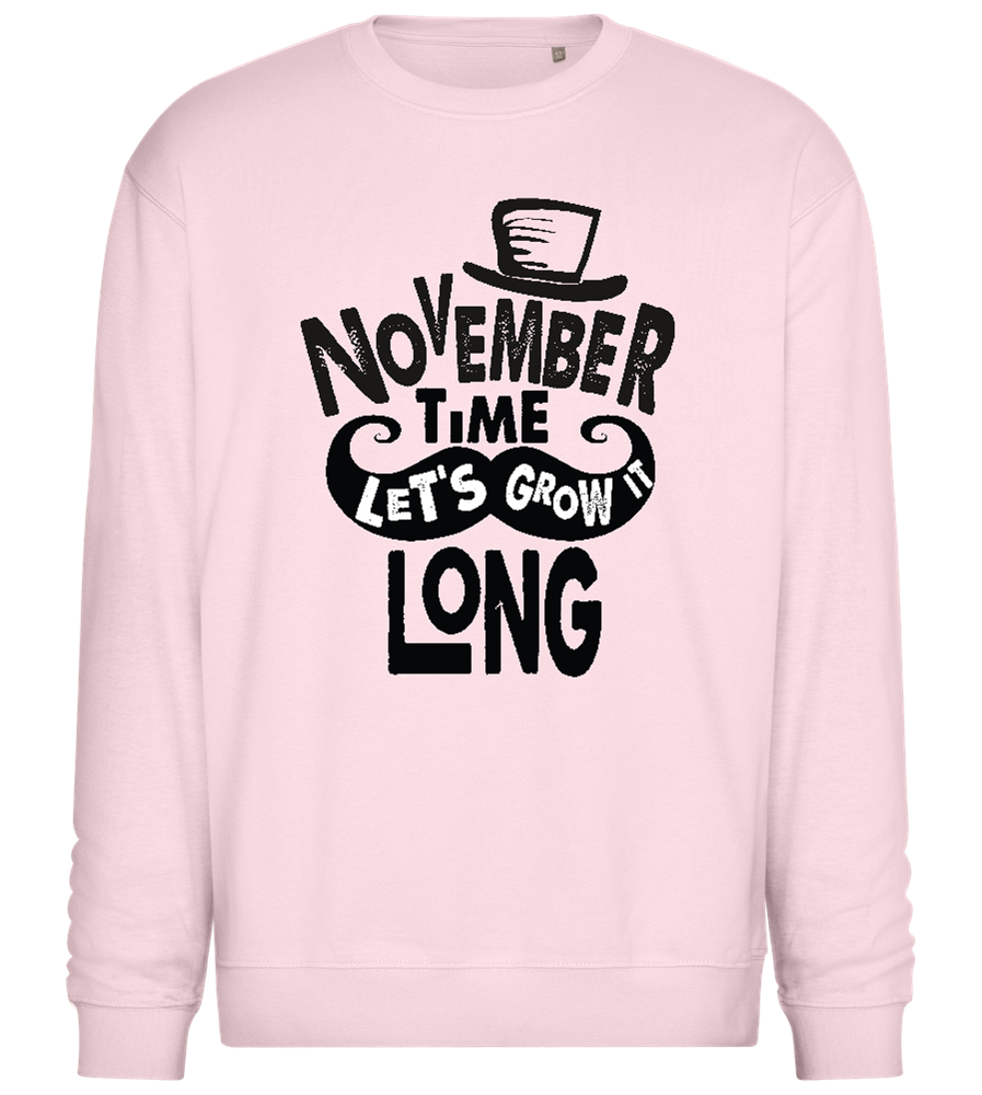 November Growth Design - Comfort Essential Unisex Sweater_LIGHT PEACH ROSE_front