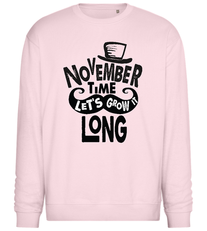 November Growth Design - Comfort Essential Unisex Sweater_LIGHT PEACH ROSE_front