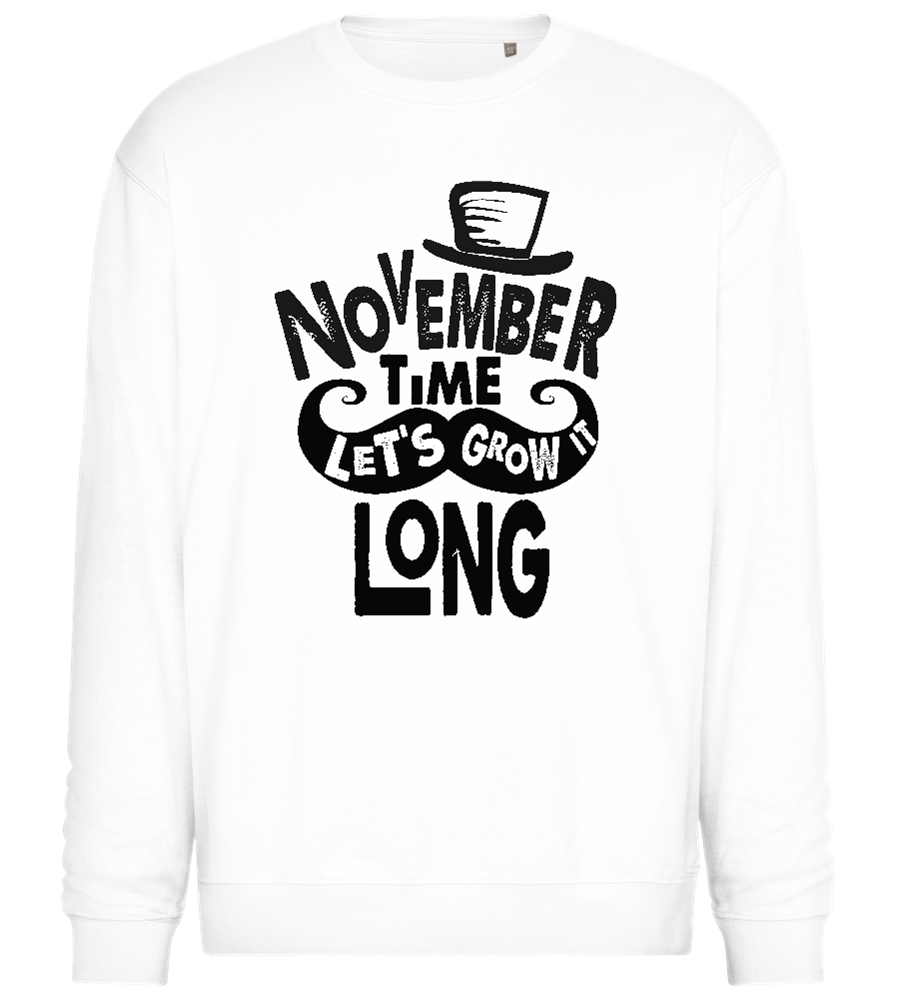 November Growth Design - Comfort Essential Unisex Sweater_WHITE_front