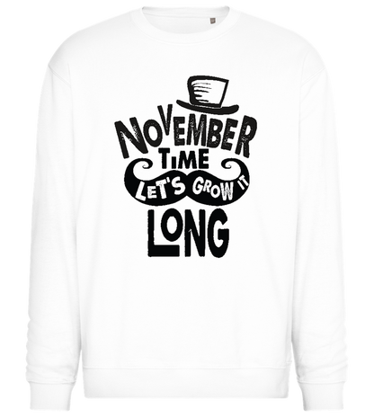 November Growth Design - Comfort Essential Unisex Sweater_WHITE_front