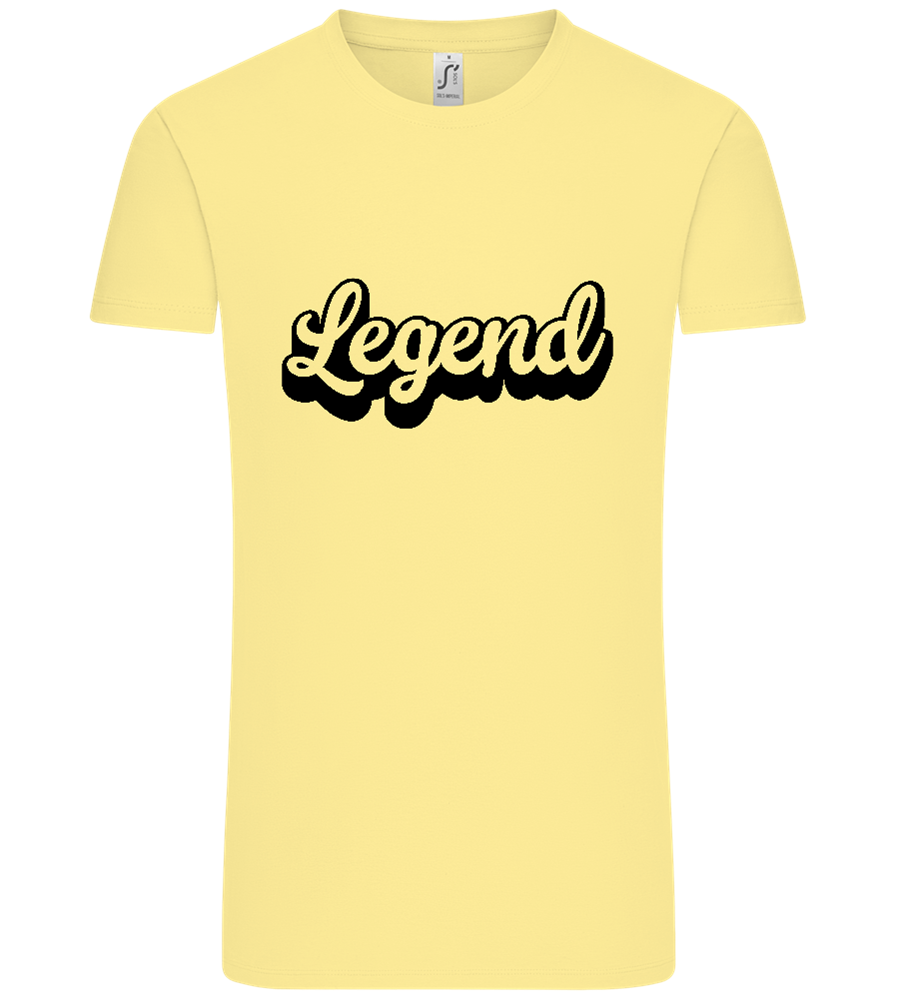 Legend Design - Comfort Unisex T-Shirt_AMARELO CLARO_front