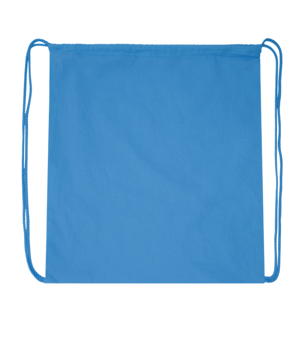 Basic colored cotton drawstring bag_ROYAL BLUE_front