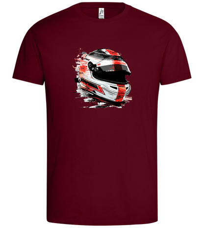 Painted F1 Helmet - Premium men's t-shirt_CHILE_front