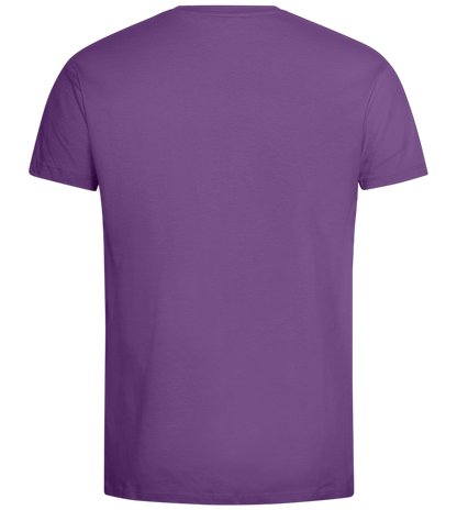 Painted F1 Helmet - Premium men's t-shirt_LIGHT PURPLE_back