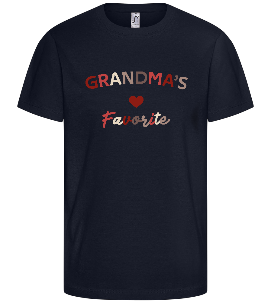 Grandma's Favorite Design - Basic kids t-shirt_FRENCH NAVY_front