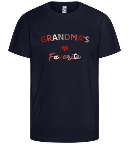 Grandma's Favorite Design - Basic kids t-shirt_FRENCH NAVY_front