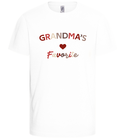 Grandma's Favorite Design - Basic kids t-shirt_WHITE_front