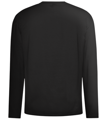 Invasion Ufo Design - Comfort men's long sleeve t-shirt_DEEP BLACK_back