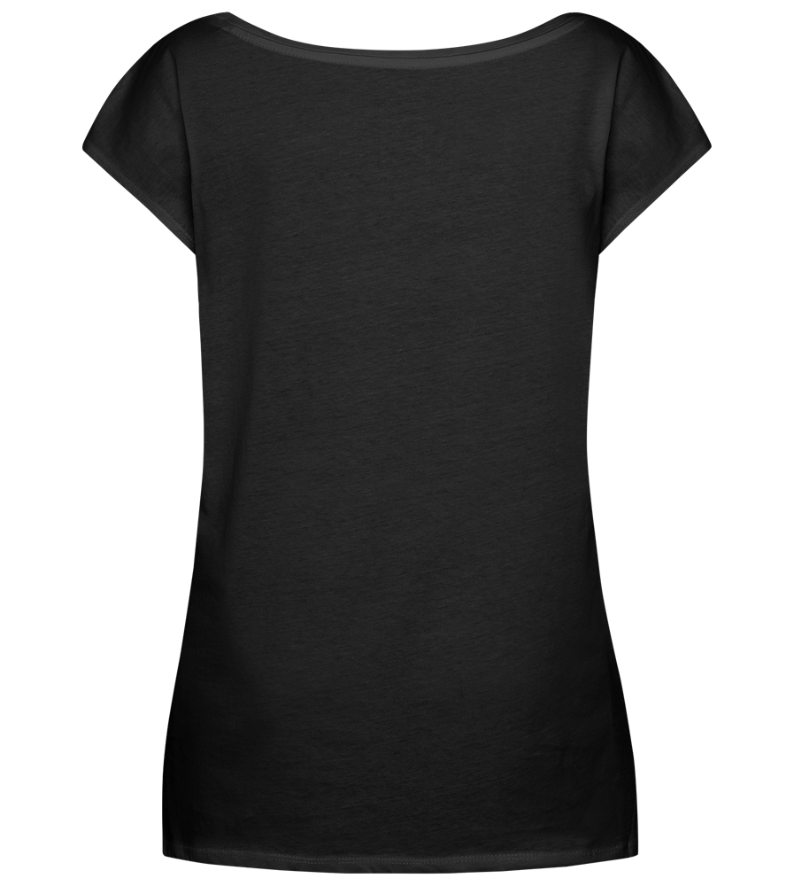 Réviser c'est Douter de Son Talent Design - Comfort long t-shirt_DEEP BLACK_back