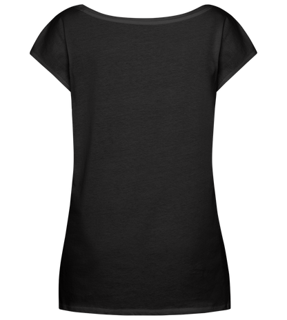 Réviser c'est Douter de Son Talent Design - Comfort long t-shirt_DEEP BLACK_back