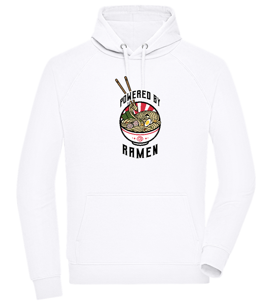 Powered By Design - Comfort unisex hoodie_WHITE_front